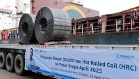 Dalam sambutannya Zulhas mengapresiasi PT Krakatau Steel yang berhasil mengekspor baja dengan nilai 21,15 juta dolar AS atau sekitar Rp 315 miliar ke Italia.  Zulhas menyebut, saat ini ekspor baja adalah tiga besar penyumbang ekspor nasional.