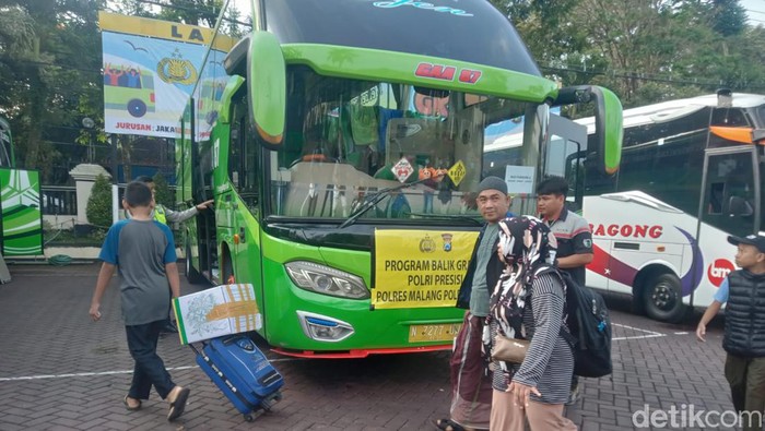 mudik balik gratis polres malang