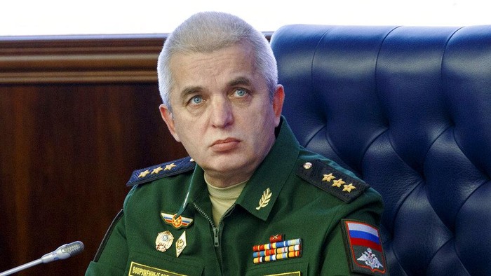 Presiden Vladimir Putin memecat Kolonel Jenderal Mikhail Mizintsev dari Wakil Menteri Pertahanan. Ini potret Jenderal yang berjuluk Jagal Mariupol tersebut.