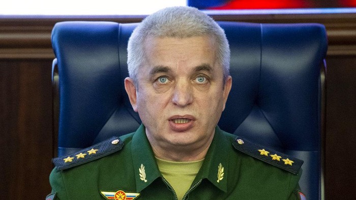 Presiden Vladimir Putin memecat Kolonel Jenderal Mikhail Mizintsev dari Wakil Menteri Pertahanan. Ini potret Jenderal yang berjuluk Jagal Mariupol tersebut.