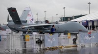 Puluhan kendaraan tempur mulai dari jet hingga drone dipamerkan dalam Teknofest 2023 ini.  