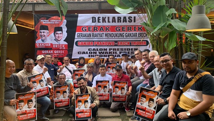 Relawan Ganjar Pranowo-Erick Thohir di Jabar.