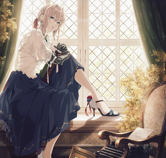 Rok terinspirasi dari anime Violet Evergarden