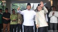 Sambangi Prabowo, Cak Imin Semringah Banget