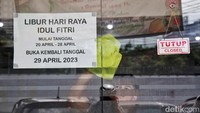 Restoran tersebut mulai melayani pembeli Sabtu (29/3) esok, setelah sepekan libur Idul Fitri 2023.