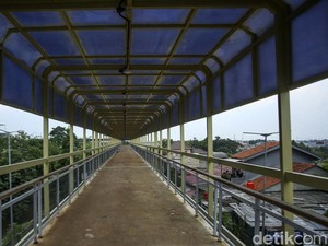 Pembangunan Skybridge Stasiun Bojonggede Rampung, tapi Belum Bisa Digunakan