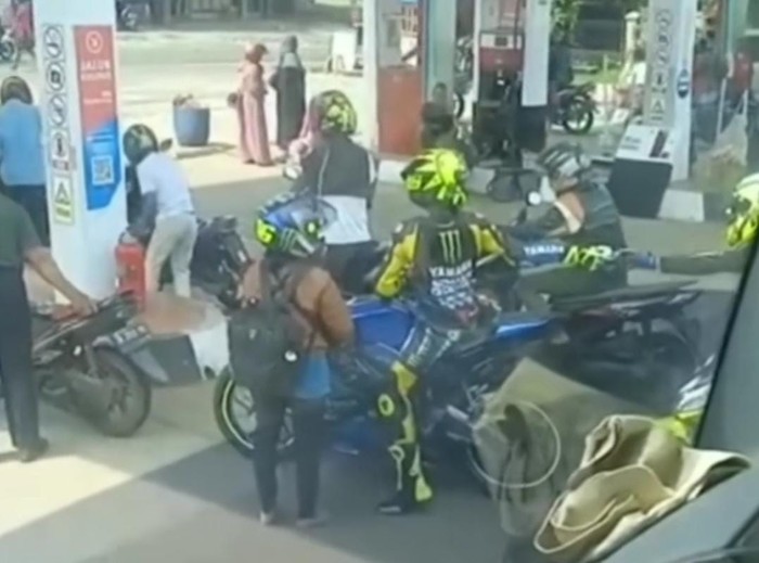 Valentino Rossi KW ikutan mudik Lebaran.