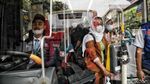 WNI yang Dievakuasi dari Sudan Diinapkan di Asrama Haji Pondok Gede