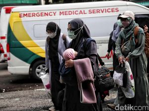 WNI yang Dievakuasi dari Sudan Diinapkan di Asrama Haji Pondok Gede