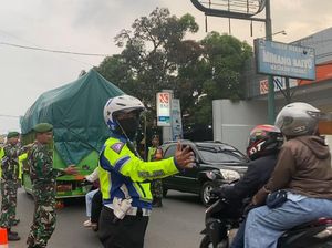 Lalin Arus Balik di Jalur Garut Meriah