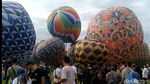 Warna-warni Balon Udara dalam Festival di Pekalongan