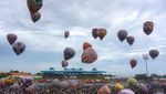 Begini Semarak Festival Balon Udara di Pekalongan
