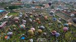 Begini Semarak Festival Balon Udara di Pekalongan