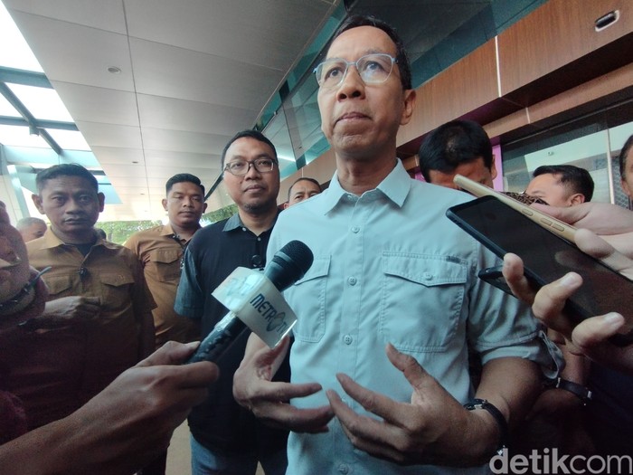 Heru Budi Hartono di Bandara Soetta. Foto: Belia/detikcom
