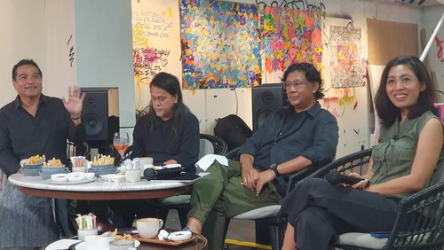 Indra Lesmana, Aksan Sjuman dan Raul Renanda menggelar acara Antologi Musik Indonesia Volume II di The Apurva Kempinski Bali pada pukul 18.00 Wita, Jumat (28/4/2023). (Ronatal Siahaan)