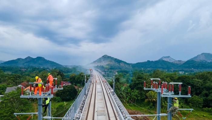 Jaringan listrik Kereta Cepat Jakarta-Bandung