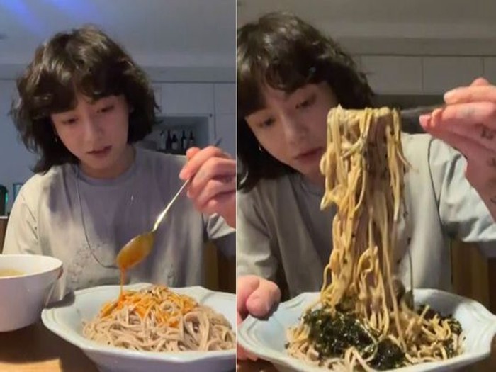 Jungkook BTS bikin kreasi makguksu