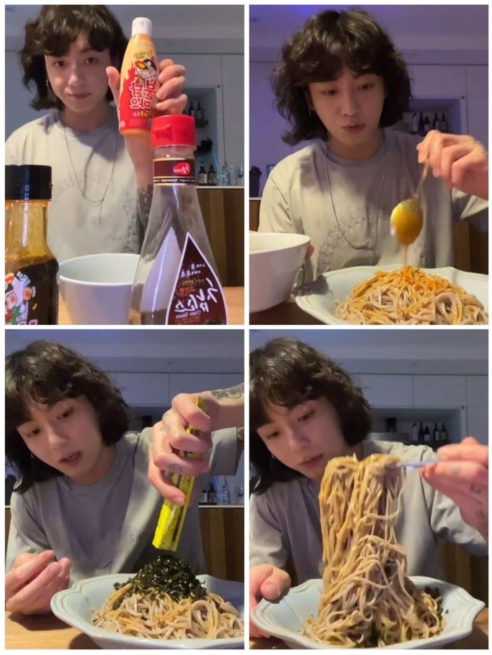 Jungkook BTS bikin kreasi makguksu