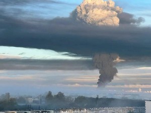 Giliran Kilang Minyak Rusia Diserang Drone hingga Terbakar
