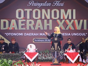 Hari Otonomi Daerah, Khofifah Beri 4 Pesan untuk ASN Pemprov Jatim