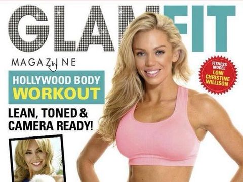 Loni Willison saat jadi model seksi.internet grab