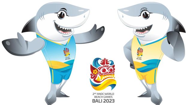 'Bli Suksma' dan 'Gek Suksma', Maskot World Beach Games 2023 di Bali
