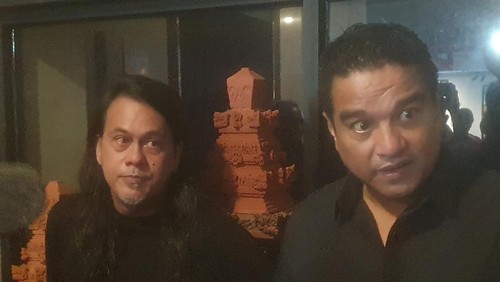 Musisi legendaris Indra Lesmana angkat suara soal musik Indonesia di The Apurva Kempinski Bali, Jumat (28/4/2023). (Ronatal Siahaan/detikBali)