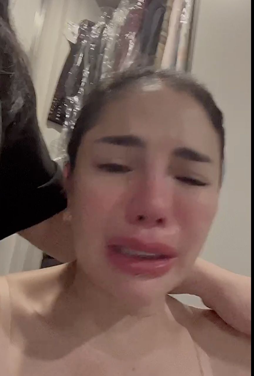 Nikita Mirzani saat live di Instagram.