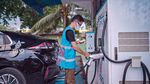 108 SPKLU Kawal Mobil Listrik di Ajang KTT ASEAN Labuan Bajo