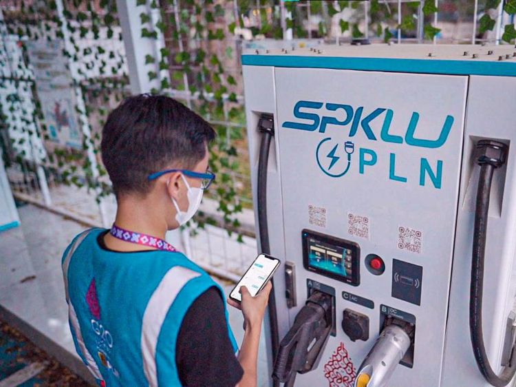 108 SPKLU Kawal Mobil Listrik di Ajang KTT ASEAN Labuan Bajo