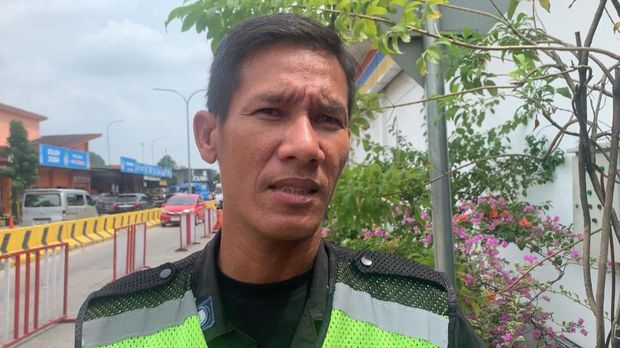 Rest Area Km 62 Tol Cikampek arah Jakarta, Sabtu (29/4/2023).