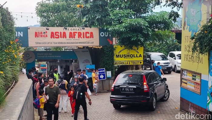 Suasana objek wisata di Lembang, Sabtu (29/4/2023).