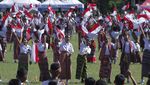 Potret Tarian Massal Ribuan Pelajar SD-SMP di Kupang