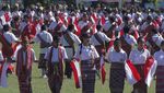 Potret Tarian Massal Ribuan Pelajar SD-SMP di Kupang