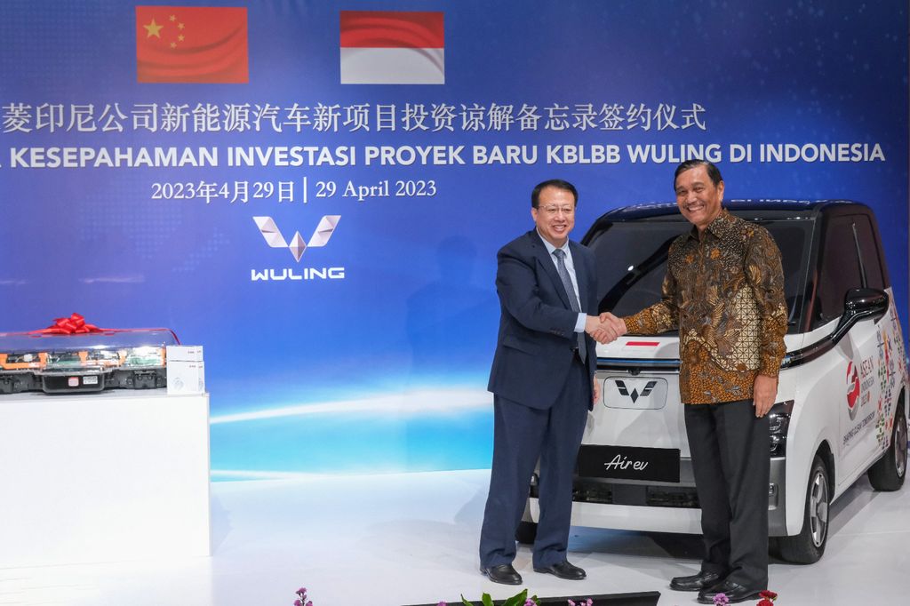 Wuling produksi baterai di Indonesia