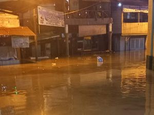 Kampung Aur Medan Banjir, Ketinggian Air Capai 1,2 Meter