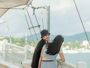 Erina Gudono dan Kaesang Mesra-mesraan di Pulau Rinca