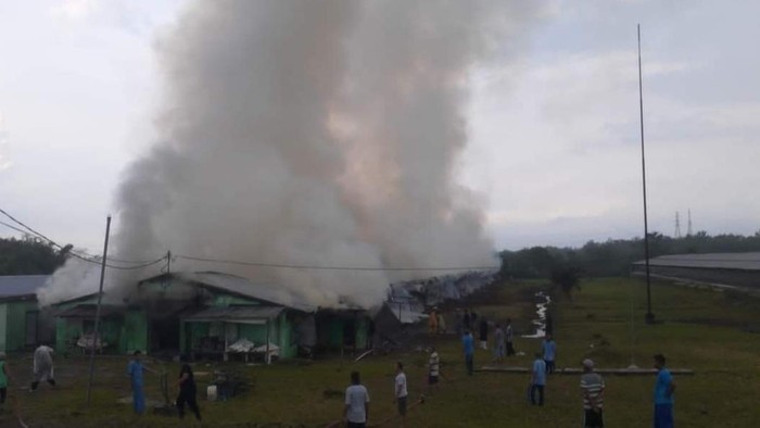 Kebakaran kandang Pokphand