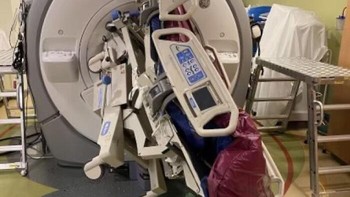MRI memindai tempat tidur pasien Foto: Reddit via Boredpanda