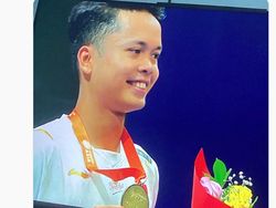 Senyum Kemenangan Ginting Bikin Netizen Klepek-klepek