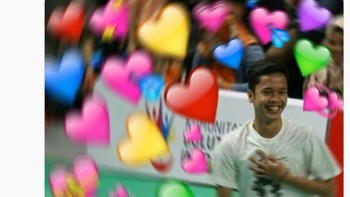 Yuhuu Ginting juara.... Foto: Twitter