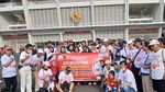 Momen Ganjar Olahraga Bareng GP Center di GBK