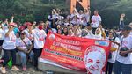 Momen Ganjar Olahraga Bareng GP Center di GBK