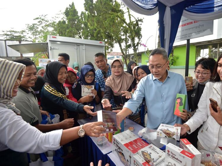 Pasar Murah Sleman Diserbu Emak-emak