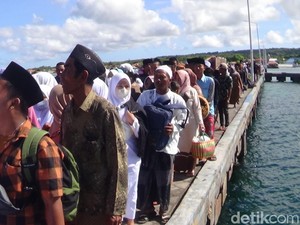Asyik! Ratusan Santri Asal Sumenep Balik Mudik Gratis