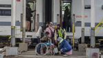 Situasi Arus Balik Susulan di KA Bandung