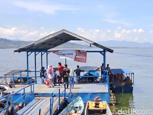 Waduk Gajah Mungkur Wonogiri Ramai Wisatawan, Wahana Perahu Paling Laris