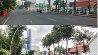 Gelombang arus balik ke Surabaya diperkirakan akan terus berlanjut hingga mencapai puncaknya Minggu malam dan besok Senin (1/5/2023). (Foto: Deny Prastyo Utomo-Praditya Fauzi/detikJatim)