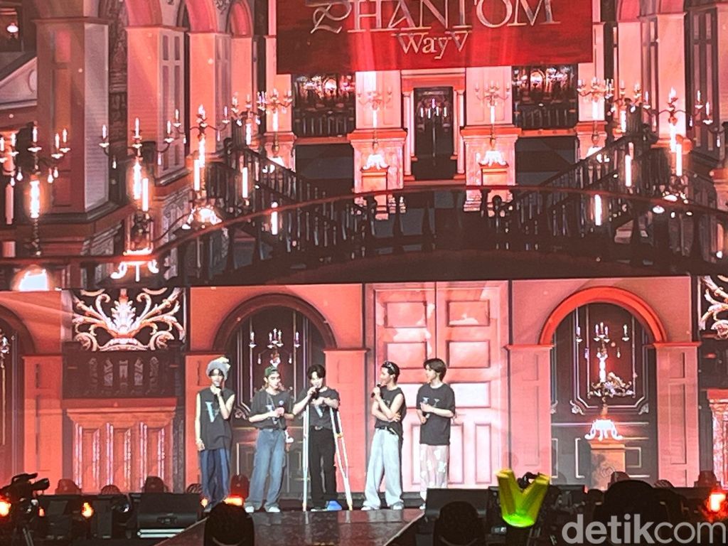 WayV saat fanmeeting di ICE BSD.