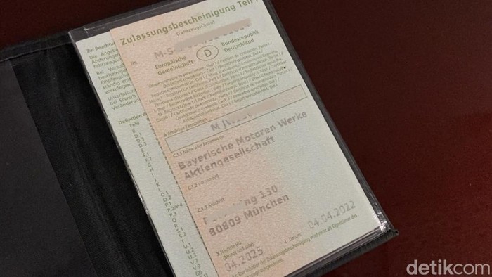 Zulassungsbescheinigung Teil I atau STNK kendaraan di Jerman